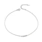 BAMOER Hot Sale Simple Essential Bead Link Anklets 925 Sterling Silver Bracelet